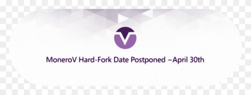 1024x341 Monerov Hard Fork Date Postponed April 30th Graphic Design, Logo, Symbol, Trademark HD PNG Download