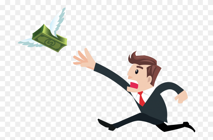 700x492 Money And Personnel Business Free Man Chasing Money, Performer, Magician, Bird HD PNG Download