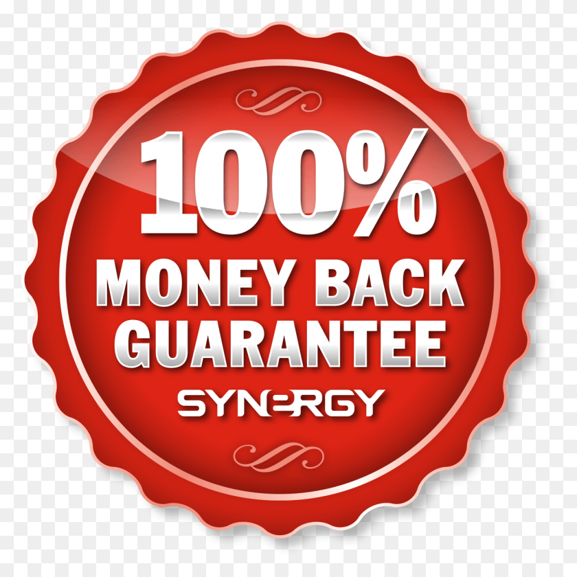 1188x1188 Money Back Guarantee Synergy Worldwide, Label, Text, Ketchup HD PNG Download