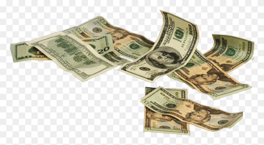 1076x558 Money Bag Banknote Finance Bag Of Money, Dollar, Passport, Id Cards HD PNG Download