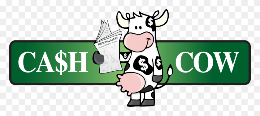 927x376 Money Clipart Cow Cash Cow, Reading, Text, Mammal HD PNG Download