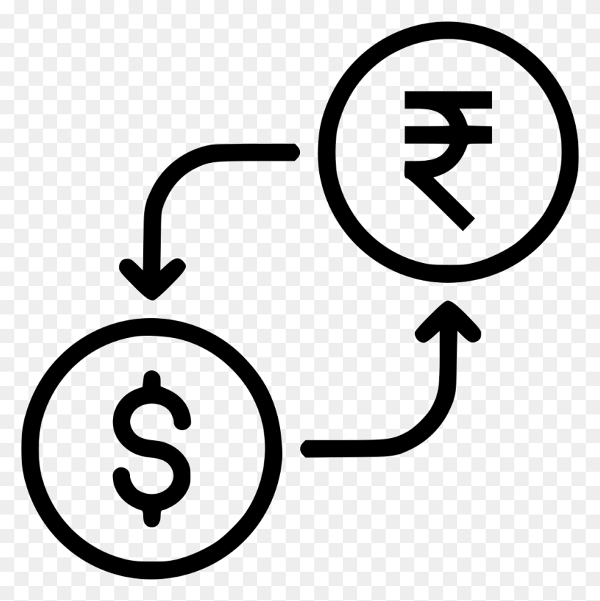 980x982 Money Exchange Currency Conversion Indian Rupee Dollar Rupee To Dollar Icon, Number, Symbol, Text HD PNG Download