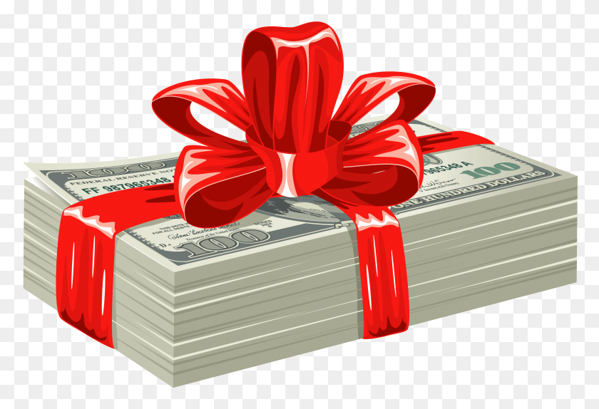 3018x1991 Money Gift HD PNG Download