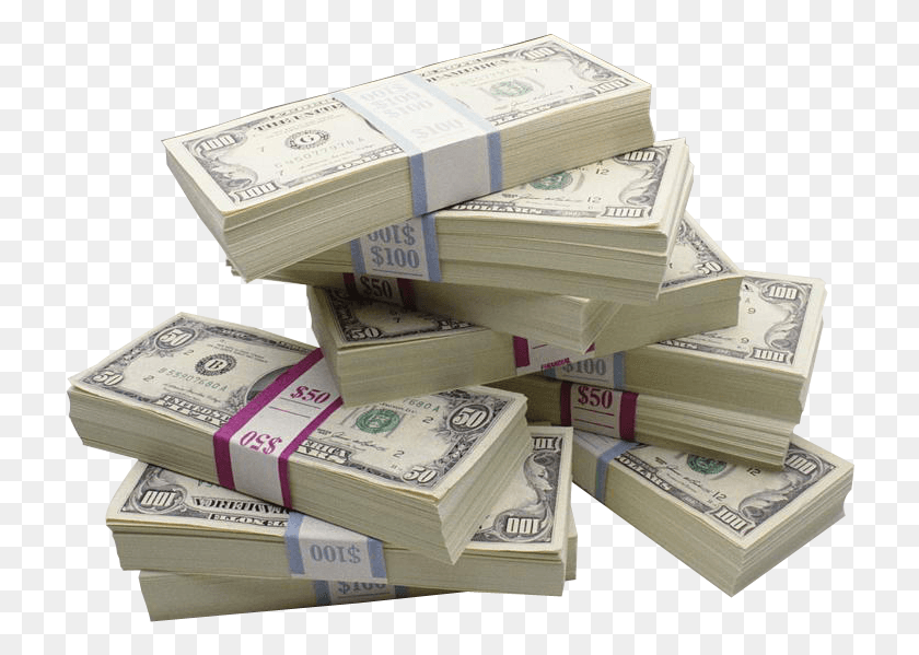 722x539 Money Happiness Loan Debt Consolidation Bundles Of Money Is The Cause Of All Evil, Dollar, Box HD PNG Download