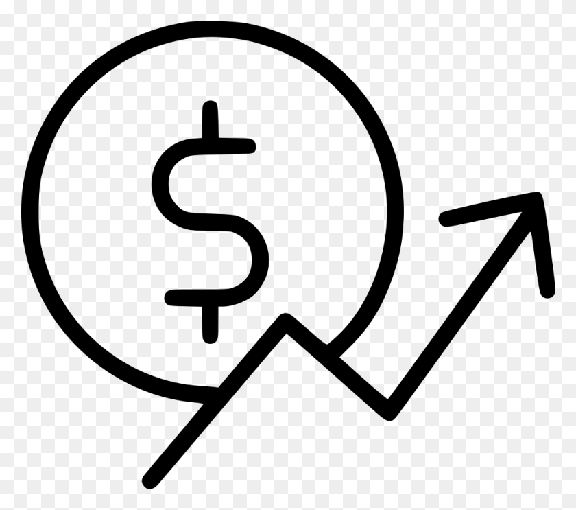 981x860 Money Increase Dollar Sign Increase Money Icon, Number, Symbol, Text HD PNG Download