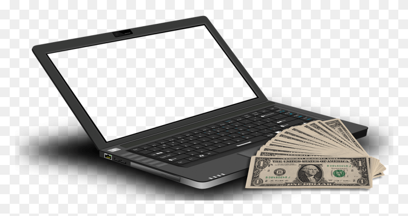 1065x527 Money Laptop Money, Pc, Computer, Electronics HD PNG Download