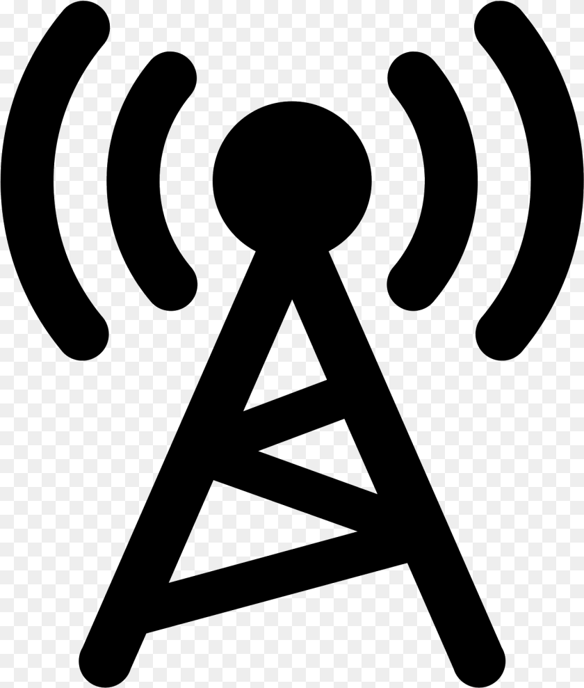 1335x1572 Money Network Clipart Radio Tower Icon Cell Tower Icon, Gray PNG