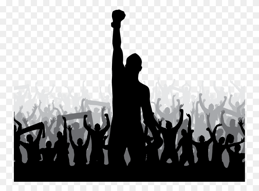 751x559 Money Round Boxing Cheering Fans Silhouette, Crowd, Person, Human HD PNG Download