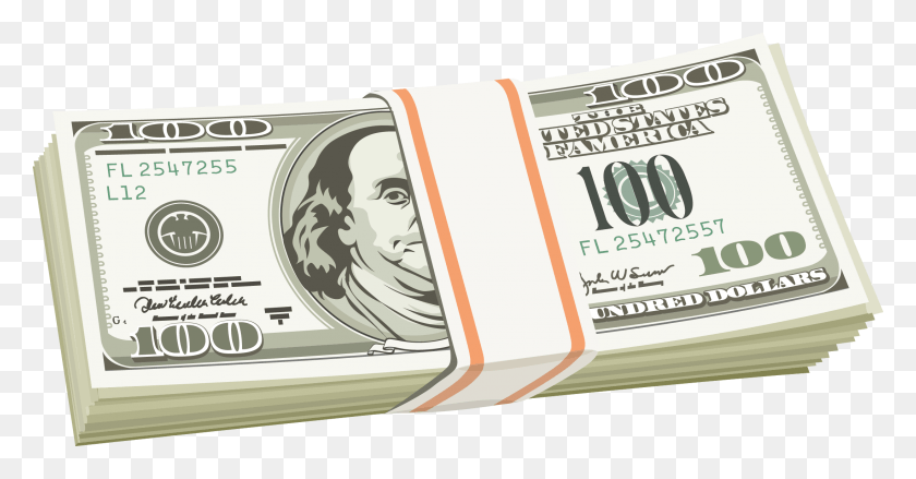 2194x1067 Money Stack, Dollar HD PNG Download