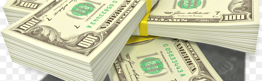 1926x601 Money Three Stack 100 Dollar Bill Clipart PNG