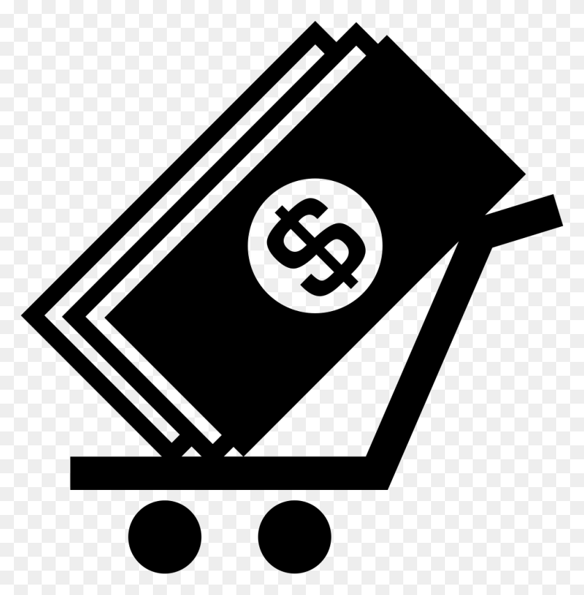 980x999 Money Trolley Comments Piktogramma Dengi, Symbol, Shopping Cart, Number HD PNG Download