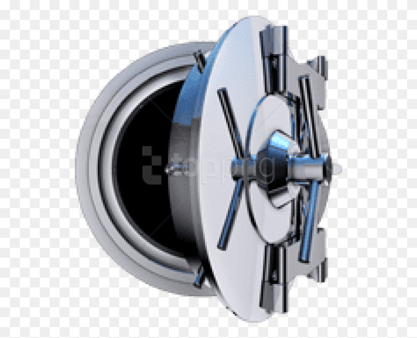 541x622 Money Vault Clipart Photo Wandtresor Rund, Wheel, Machine, Spoke HD PNG Download