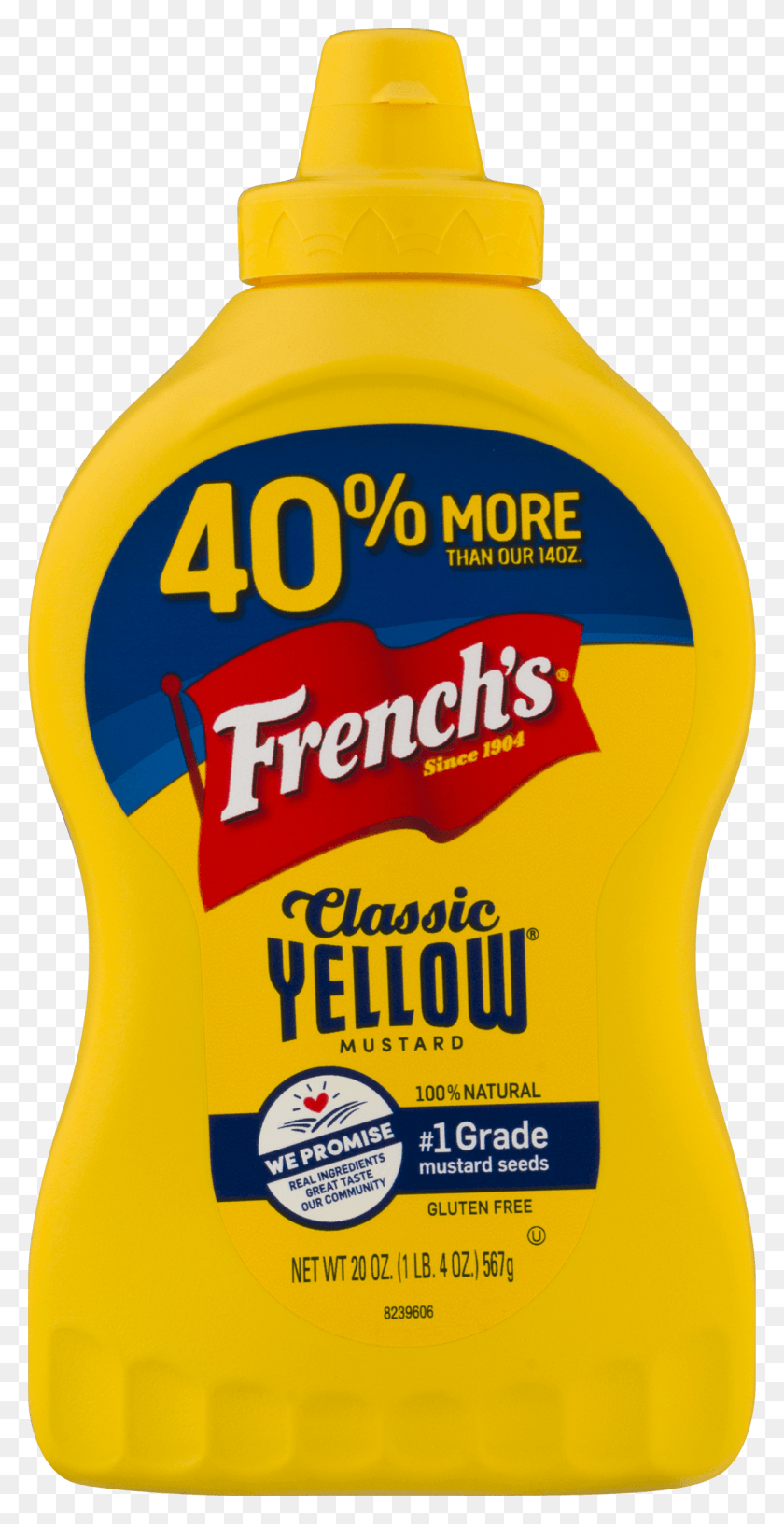 1240x2500 Moneymaker French39s Classic Yellow Mustard And 1 French39s Mustard, Clothing, Apparel, Food HD PNG Download