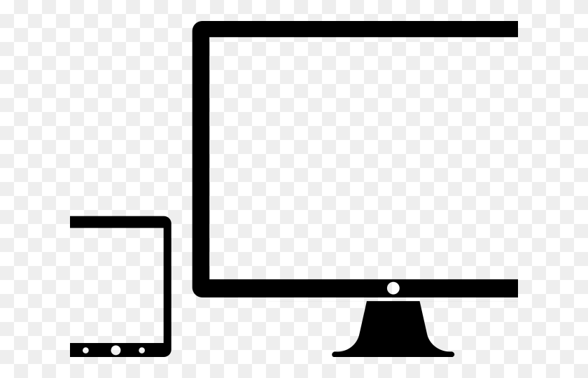 640x480 Monitor Clipart Computer Screen Tablet Phone And Desktop, Gray, World Of Warcraft HD PNG Download