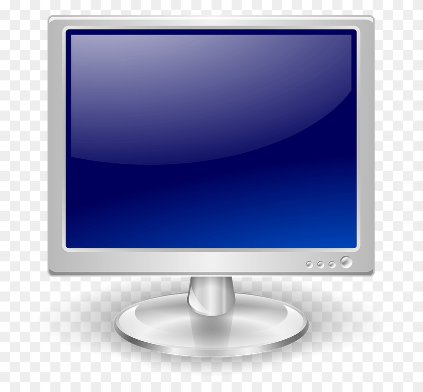 705x720 Monitor Flatscreen Screen Display Desktop Computer Lcd Monitor Clipart, Electronics, Lcd Screen, Tv HD PNG Download