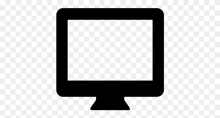412x390 Monitor Icon Vector Monitor Icon Vector, Gray, World Of Warcraft HD PNG Download