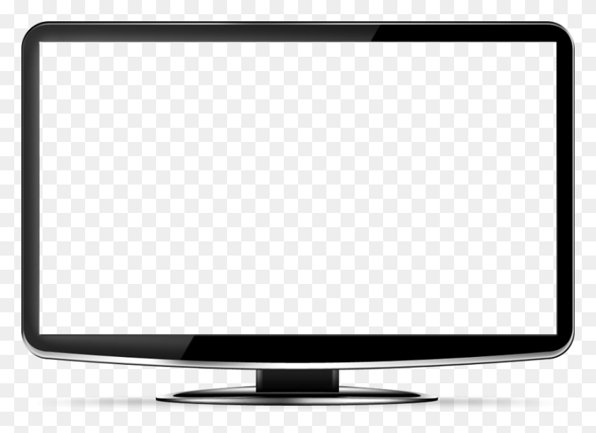 850x600 Descargar Png Monitor Lcd Transparente De Imagen De Tv, Pantalla, Electrónica, Pantalla Hd Png