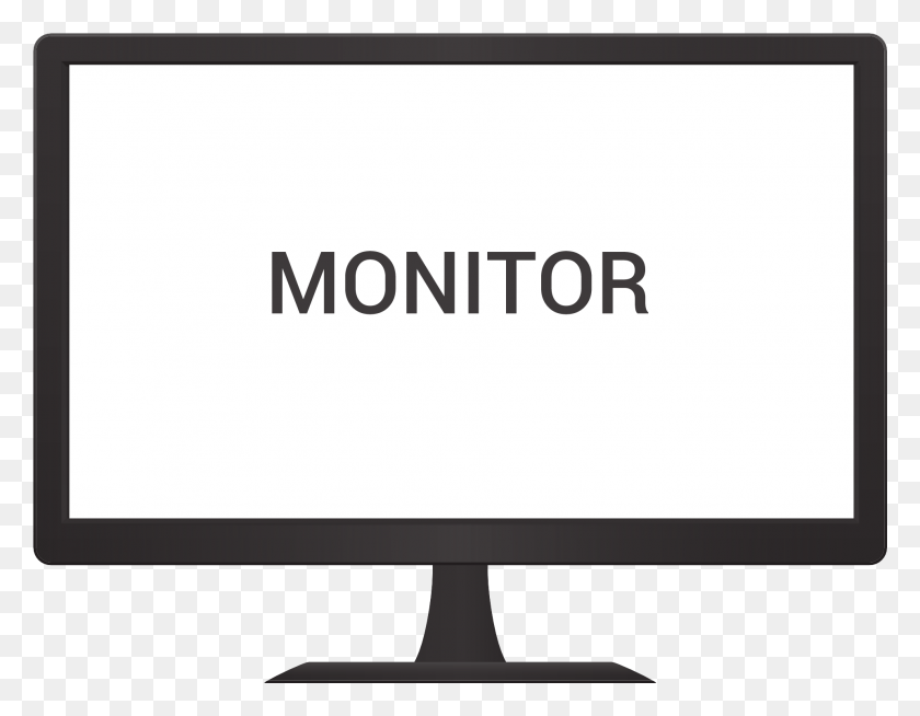 1921x1464 Monitor Vector, Screen, Electronics, Display HD PNG Download
