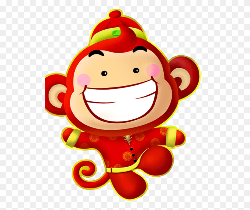 539x647 Monkey Cartoon Clip Art Baby Transprent Monkey, Snowman, Winter, Snow HD PNG Download