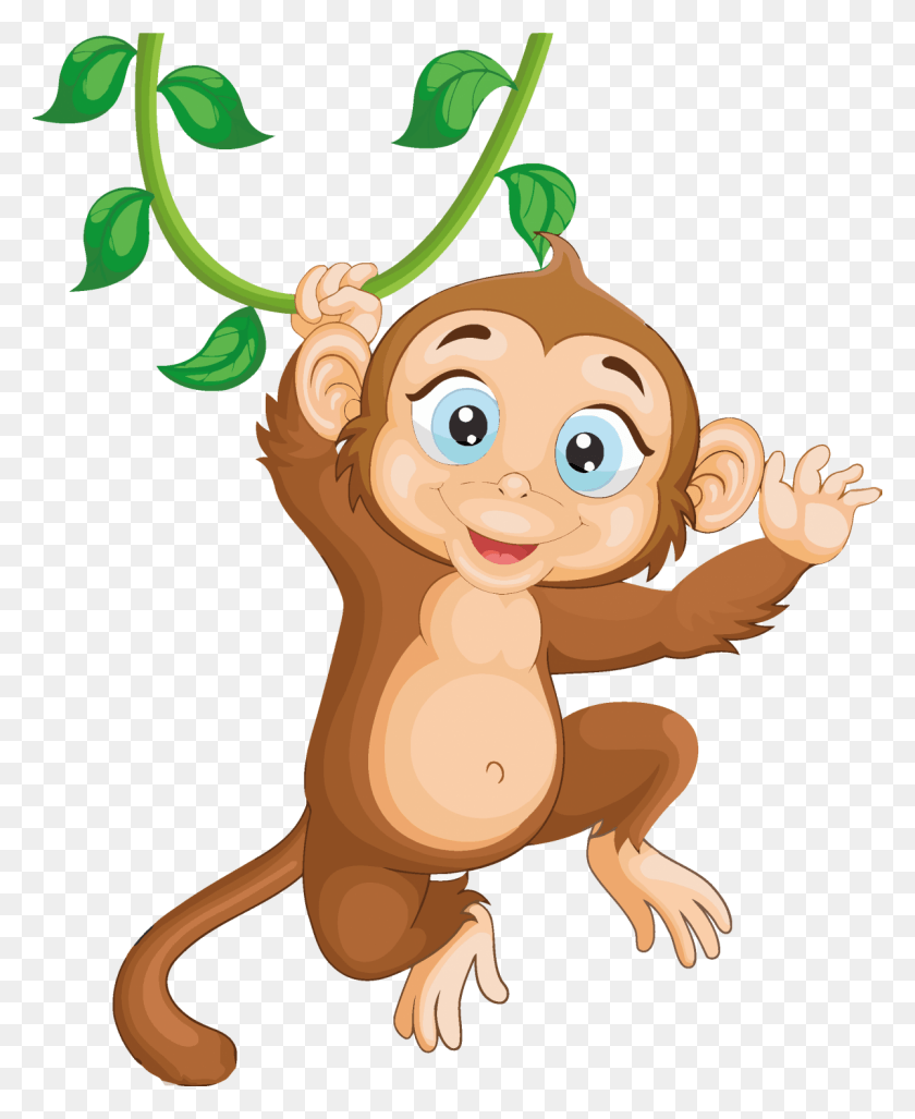 1200x1489 Monkey Clipart Cartoon Monkey Cartoon, Toy, Plant, Elf HD PNG Download