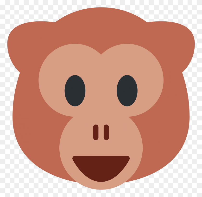 2049x1993 Monkey Face Adhesivo De Twitterconta Verificada Discord Monkey Face Emoji, Piggy Bank, Bowling, Pumpkin HD PNG Download
