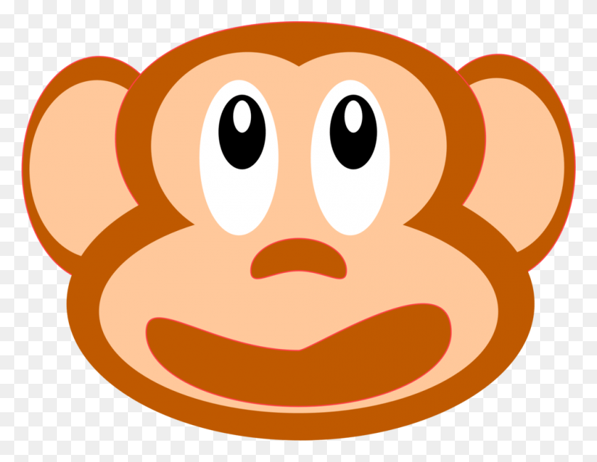 990x750 Monkey Snout Animal Curious George Face, Food, Bread, Plant HD PNG Download