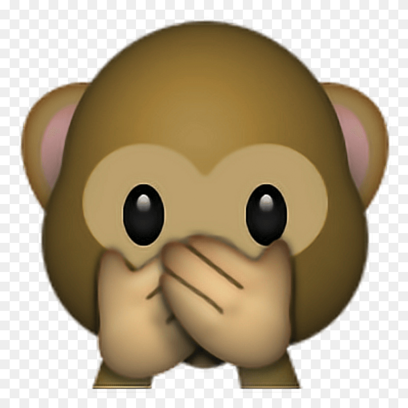 Monkey Sticker Emoji Monkey With Flower Crown, Head, Toy, Figurine HD PNG Download