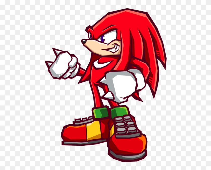 490x617 Monkey Wrench Cliparts Knuckles The Echidna Sonic Battle, Hand, Graphics HD PNG Download