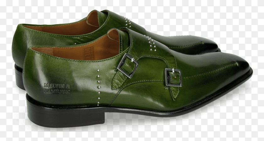 1009x506 Monks Albert 3 Ultra Green Rivets Lines Outdoor Shoe, Clothing, Apparel, Footwear HD PNG Download