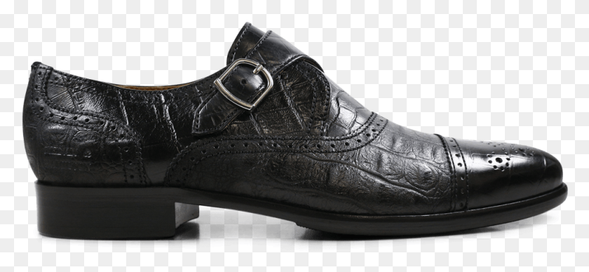 995x419 Monks Henry 11 Alligator Suede Croco Black Hrs Black Brogues Para Mujer, Zapato, Calzado, Ropa Hd Png