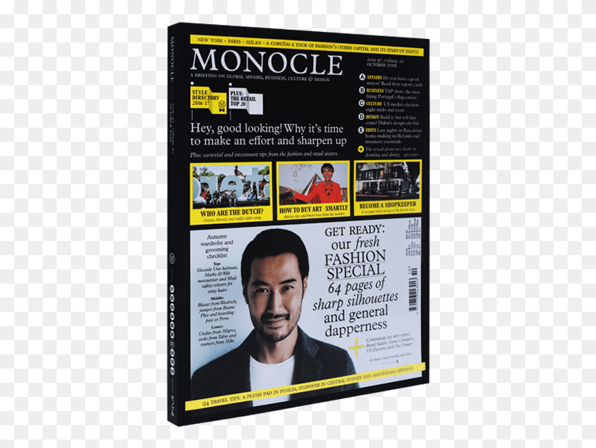 372x572 Журнал Монокль, Человек, Человек, Реклама Hd Png Скачать