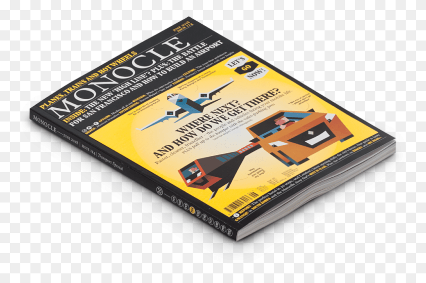 1001x641 Monocle Magazine Flyer, Poster, Paper, Advertisement HD PNG Download