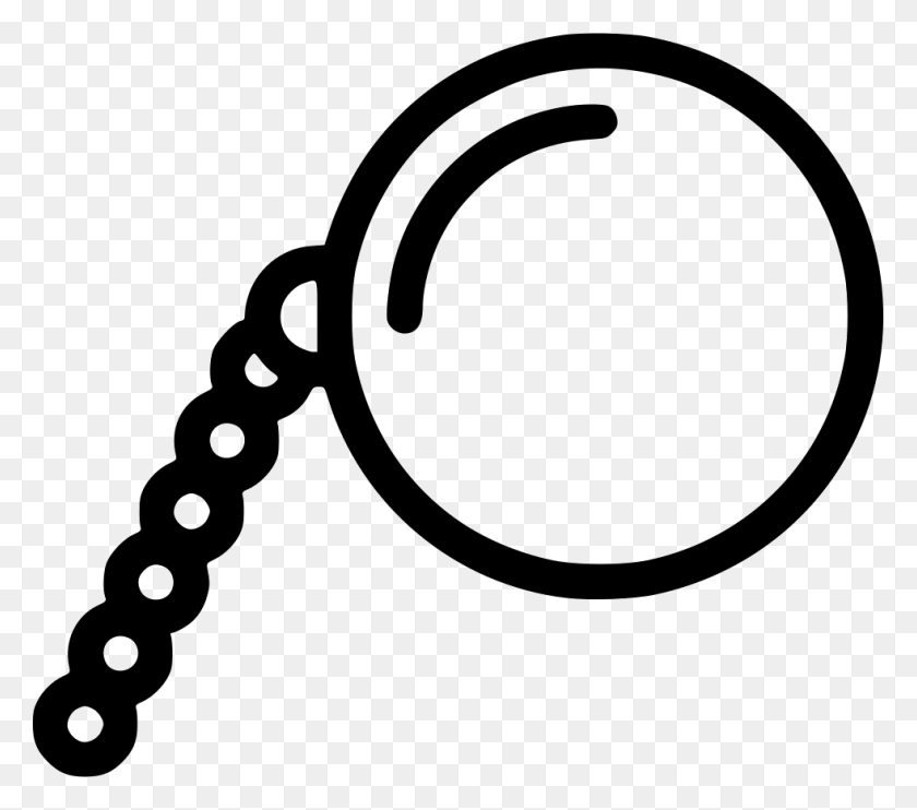 981x858 Monocle Svg Monocle Outline, Magnifying HD PNG Download