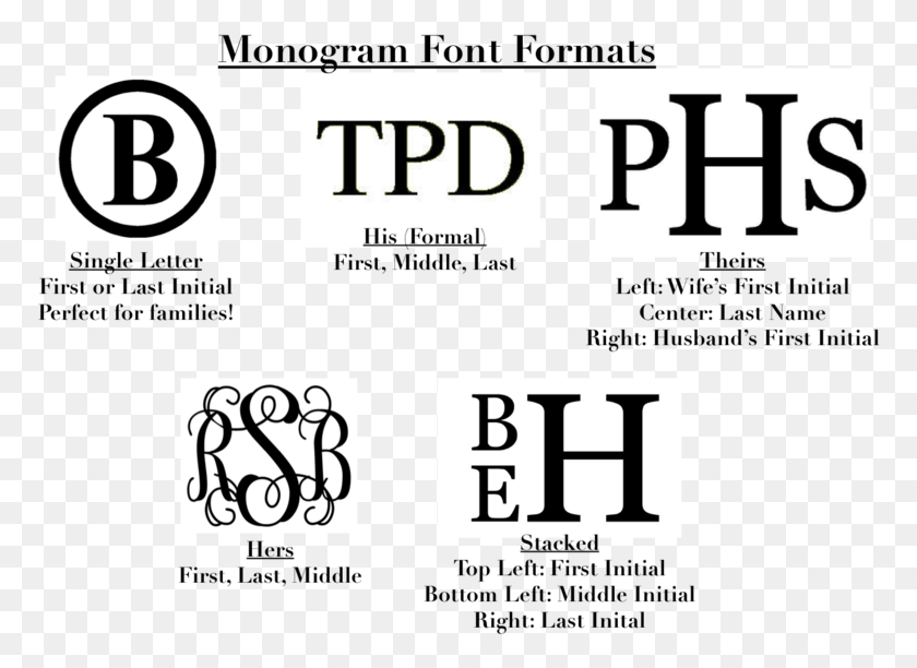 772x552 Monogram Letter Order 207218 Monogram Options, Text, Number, Symbol HD PNG Download