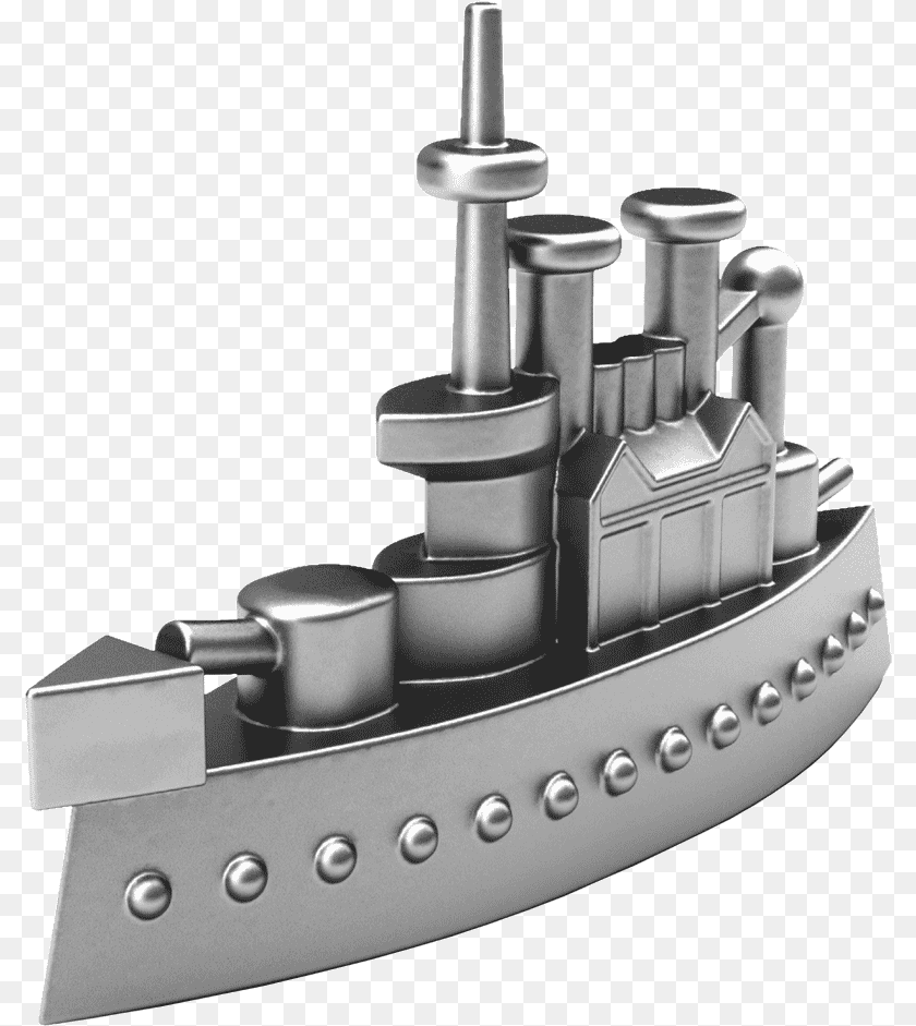796x941 Monopoly Game Pieces, Cruiser, Military, Navy, Ship Sticker PNG