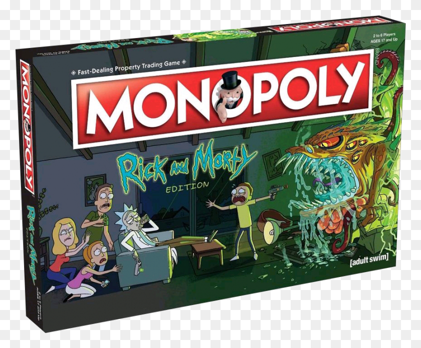 863x704 Descargar Png Monopolio Monopolio Rick Amp Morty, Cartel, Anuncio, Persona Hd Png
