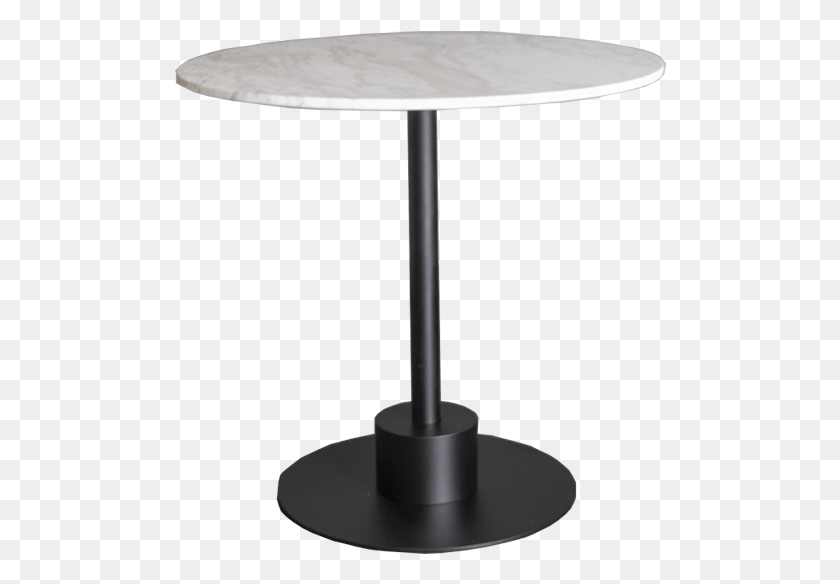 492x524 Monotone Cafe Table With Marble Top Coffee Table, Lamp, Tabletop, Furniture HD PNG Download