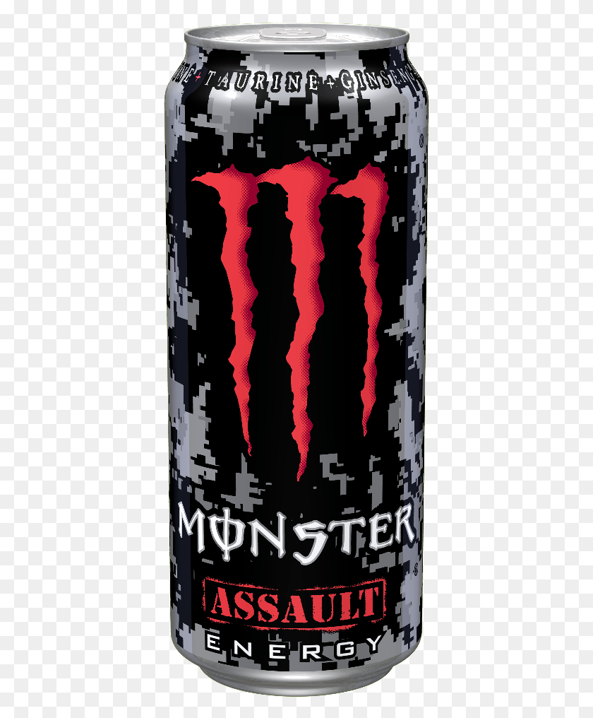 377x956 Monster Assault Monster Energy Drink Assault, Графика, Алкоголь Hd Png Скачать