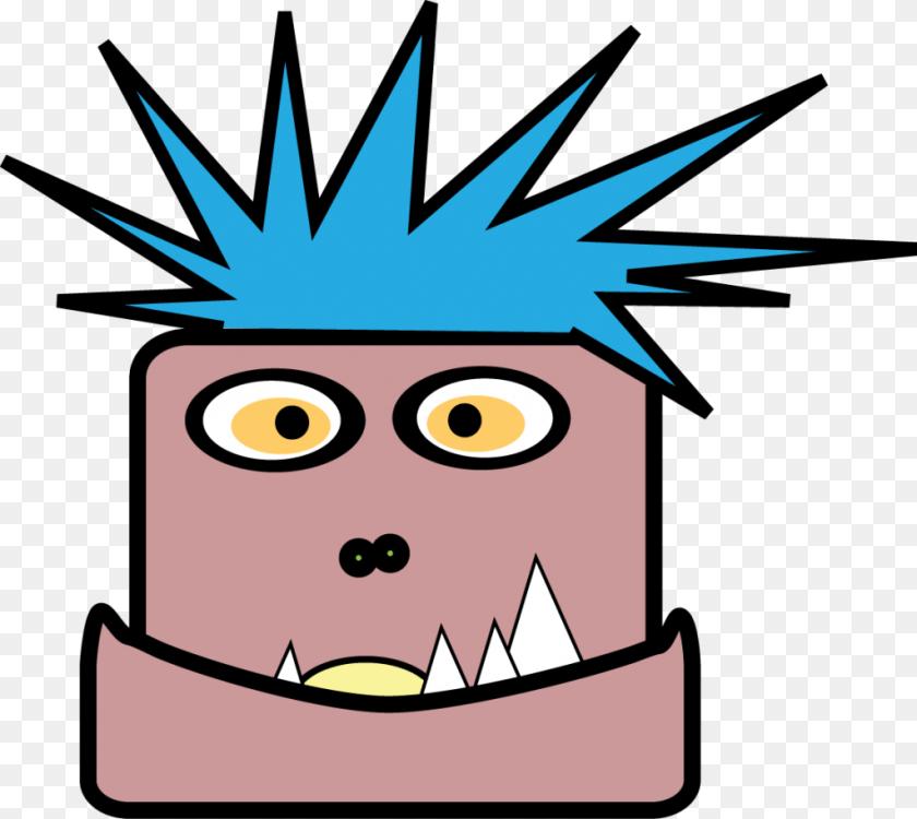 Monster Clipart, Sticker, Face, Head, Person PNG