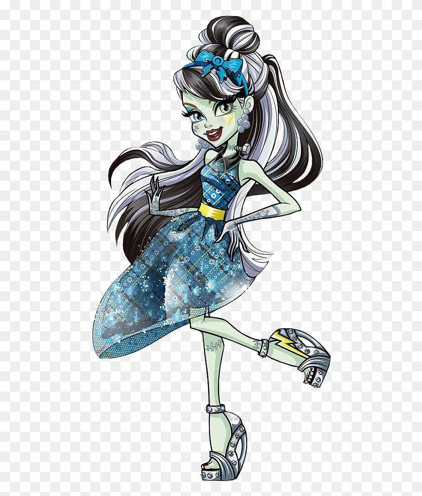 476x928 Monster High By Airi Monster High Welcome To Monster High Frankie Stein, Person, Human, Graphics HD PNG Download