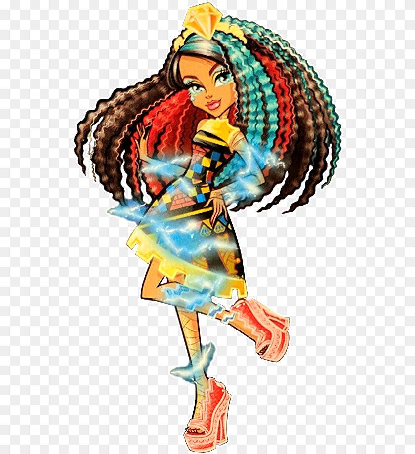 550x919 Monster High Cleo Electrified, Person, Face, Head Clipart PNG
