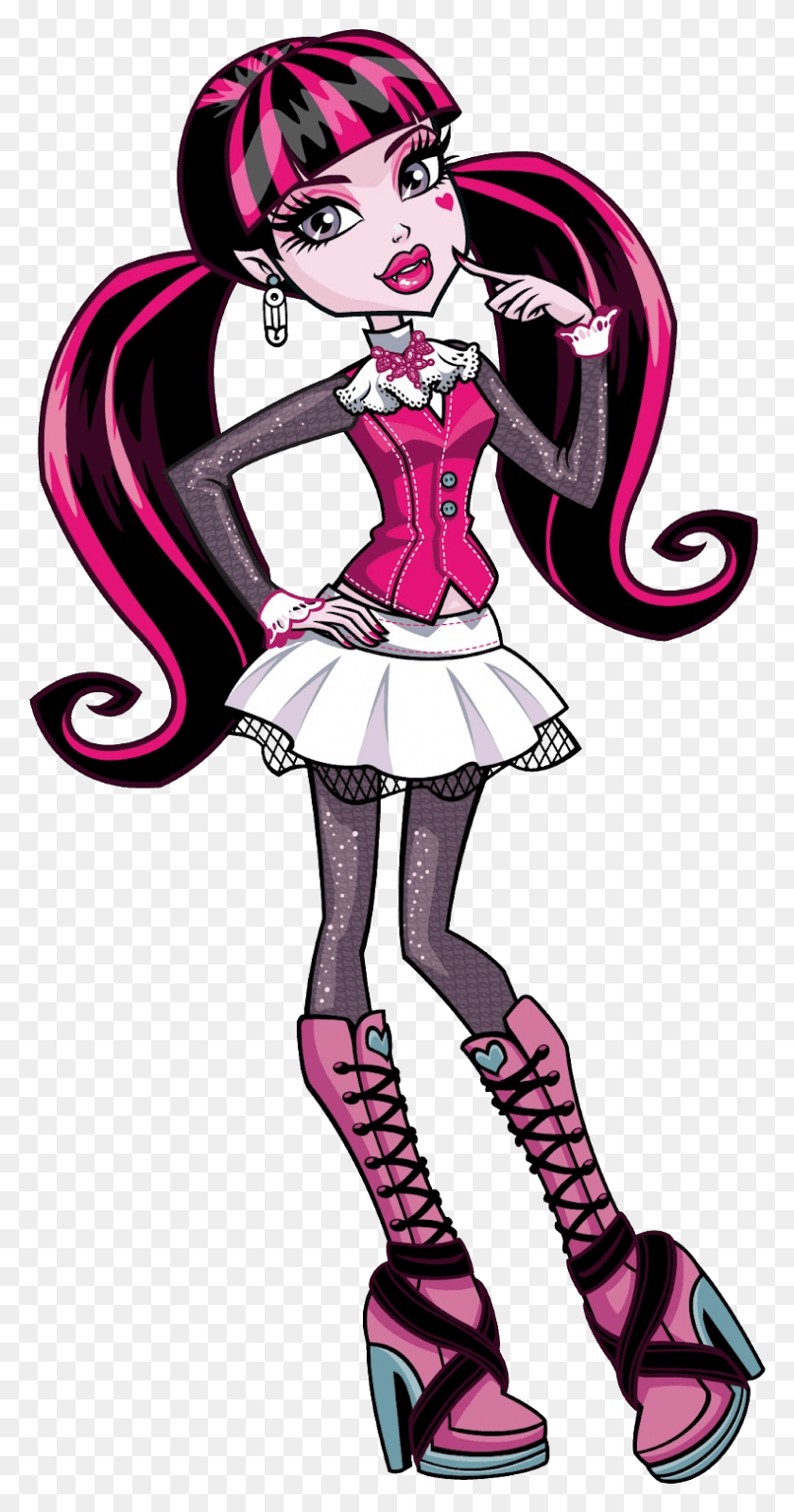 791x1561 Monster High Draculaura, Costume, Clothing, Person HD PNG Download
