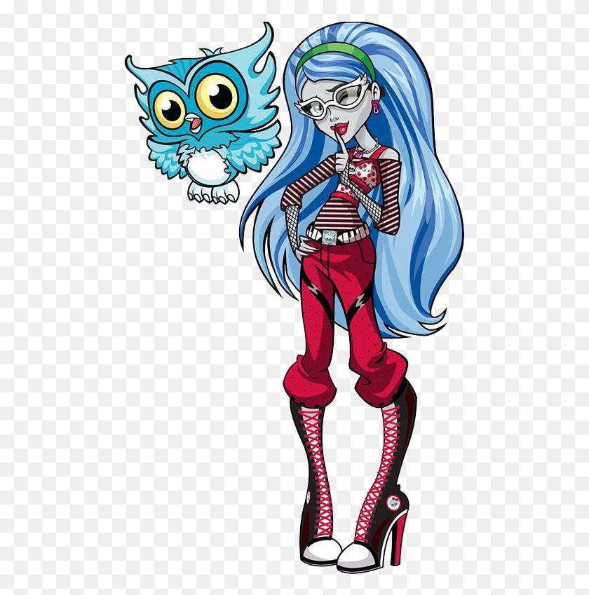 487x789 Monster High Ghoulia Monster High Ghoulia Art, Манга, Комиксы, Книга Hd Png Скачать