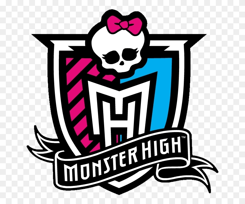 661x640 Monster High Logo 124611 Monster High Logo, Símbolo, Emblema, Marca Registrada Hd Png