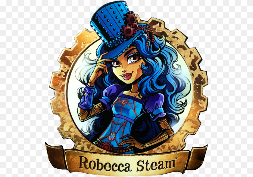 544x589 Monster High Robecca Steam Monster High Characters Robecca Steam, Adult, Female, Person, Woman Sticker PNG