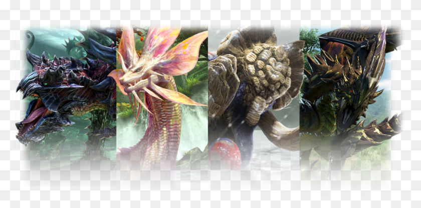 900x410 Monster Hunter Generations Arte, Tortuga, Reptil, Vida Marina Hd Png