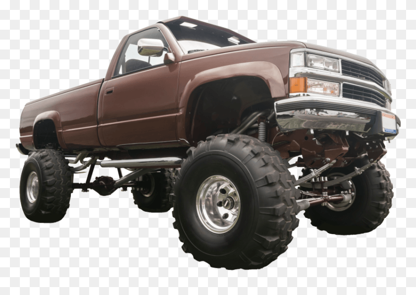 828x570 Monster Truck Car Images In Clipart Trac Grabber, Wheel, Machine, Vehicle HD PNG Download