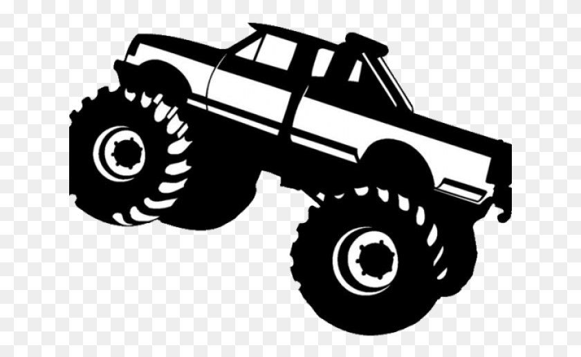 641x457 Monster Truck Silhouette, Transportation, Vehicle, Tow Truck HD PNG Download