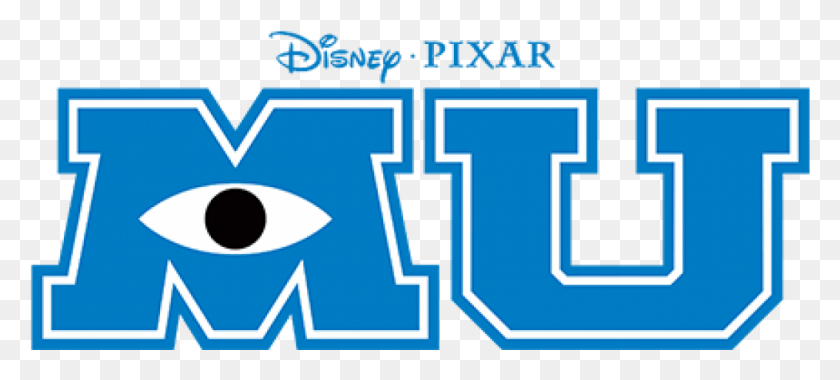 1056x434 Descargar Png Monsters Inc Logo Monsters University Hat Logo, Texto, Alfabeto, Etiqueta Hd Png