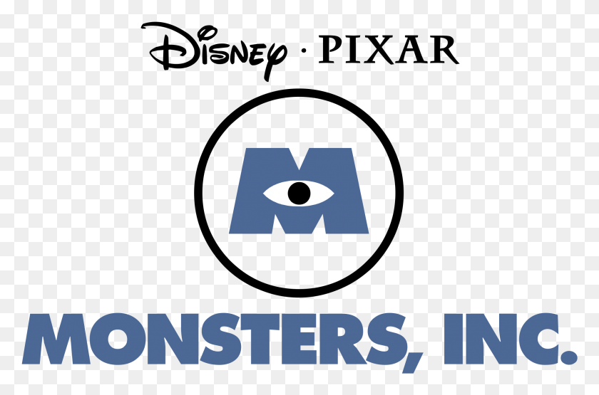 2191x1391 Descargar Png Monsters Inc Logo, Monsters Inc, Texto, Al Aire Libre, Símbolo Hd Png